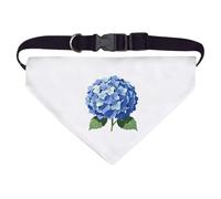 Azeeda Large 'Blue Hydrangea' Dog/Cat/Pet Bandana (PD00079292)