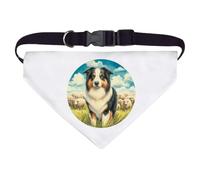 Azeeda Large 'Border Collie Sheepdog' Dog/Cat/Pet Bandana (PD00069236)
