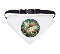 Azeeda Large 'Bramble Garden Fairy' Dog/Cat/Pet Bandana (PD00068362)