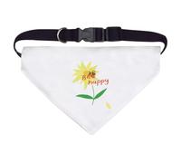 Azeeda Large 'Busy Buzzing Bee' Dog/Cat/Pet Bandana (PD00085632)