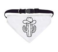 Azeeda Large 'Cactus with Cowboy Hat' Dog/Cat/Pet Bandana (PD00078100)