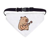 Azeeda Large 'Capybara Playing Guitar' Dog/Cat/Pet Bandana (PD00081496)