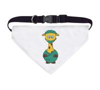 Azeeda Large 'Cartoon Giraffe Surgeon' Dog/Cat/Pet Bandana (PD00075784)