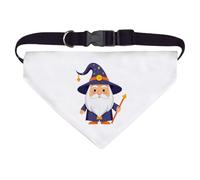 Azeeda Large 'Cartoon Wizard' Dog/Cat/Pet Bandana (PD00077364)