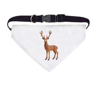 Azeeda Large 'Carved Stag' Dog/Cat/Pet Bandana (PD00080954)