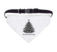 Azeeda Large 'Christmas Tree With Star' Dog/Cat/Pet Bandana (PD00073254)