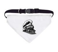 Azeeda Large 'Classic Steam Train' Dog/Cat/Pet Bandana (PD00070416)