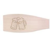 Azeeda Large 'Clinking Beer Tankards' Wooden Cooking Spatula (SA00026576)