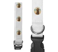 Azeeda Large 'Cockapoo on Beach' Dog Collar (PR00081826)