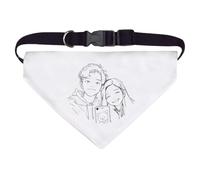 Azeeda Large 'Couple Selfie' Dog/Cat/Pet Bandana (PD00072358)