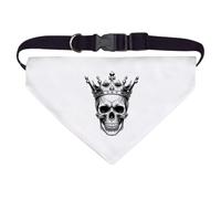 Azeeda Large 'Crowned Skull' Dog/Cat/Pet Bandana (PD00077198)