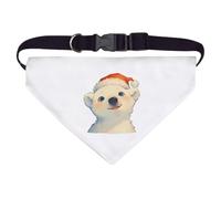 Azeeda Large 'Cute Christmas Polar Bear' Dog/Cat/Pet Bandana (PD00074780)