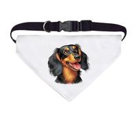 Azeeda Large 'Cute Dachshund' Dog/Cat/Pet Bandana (PD00075978)