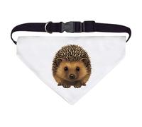 Azeeda Large 'Cute Fluffy Hedgehog With Spiky Hair' Dog/Cat/Pet Bandana (PD00070820)