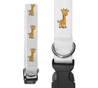 Azeeda Large 'Cute Giraffe' Dog Collar (PR00071356)