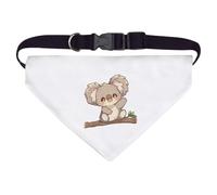 Azeeda Large 'Cute Happy Koala on Branch' Dog/Cat/Pet Bandana (PD00084738)