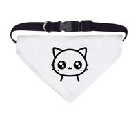 Azeeda Large 'Cute Kawaii Cat' Dog/Cat/Pet Bandana (PD00086914)