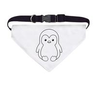 Azeeda Large 'Cute Penguin Sitting' Dog/Cat/Pet Bandana (PD00074700)
