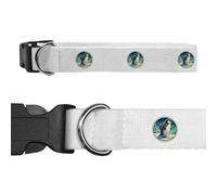 Azeeda Large 'Cute Penguin Winter Skiing Trip' Dog Collar (PR00069942)