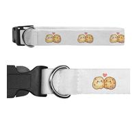 Azeeda Large 'Cute Potato Couple in Love' Dog Collar (PR00087050)