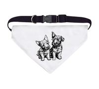 Azeeda Large 'Cute Scottish Terrier Puppies' Dog/Cat/Pet Bandana (PD00076044)