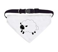 Azeeda Large 'Cute Woolly Sheep' Dog/Cat/Pet Bandana (PD00067598)
