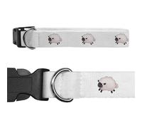 Azeeda Large 'Cute Woolly Sheep' Dog Collar (PR00067550)