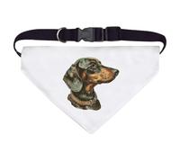 Azeeda Large 'Dachshund Portrait Side View' Dog/Cat/Pet Bandana (PD00066228)