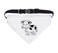 Azeeda Large 'Dairy Cow' Dog/Cat/Pet Bandana (PD00070778)