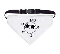 Azeeda Large 'Dancing Lemon Outline' Dog/Cat/Pet Bandana (PD00076616)