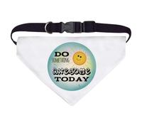 Azeeda Large 'Do Something Awesome Today' Dog/Cat/Pet Bandana (PD00083276)