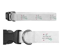 Azeeda Large 'Don't Trip Over What's Behind You' Dog Collar (PR00071690)