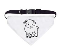 Azeeda Large 'Dorset Horn Lamb' Dog/Cat/Pet Bandana (PD00077396)