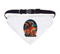 Azeeda Large 'Dragon Perched On Glowing Mushroom' Dog/Cat/Pet Bandana (PD00074428)