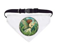 Azeeda Large 'Fern Garden Fairy' Dog/Cat/Pet Bandana (PD00068392)