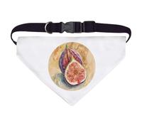 Azeeda Large 'Fig and a Half' Dog/Cat/Pet Bandana (PD00066408)