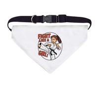 Azeeda Large 'Fight Like a Girl' Dog/Cat/Pet Bandana (PD00068850)