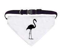 Azeeda Large 'Flamingo Silhouette Side View' Dog/Cat/Pet Bandana (PD00066954)