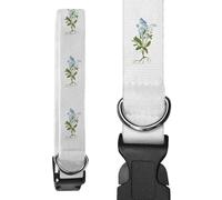 Azeeda Large 'Forget Me Not Flower' Dog Collar (PR00085328)