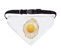 Azeeda Large 'Fried Egg Top View' Dog/Cat/Pet Bandana (PD00072404)