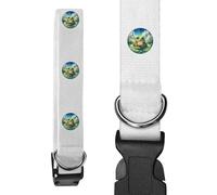 Azeeda Large 'Frog On Lily Pad' Dog Collar (PR00067482)