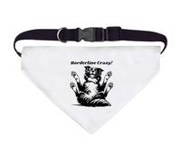 Azeeda Large 'Funny Border Collie' Dog/Cat/Pet Bandana (PD00071566)