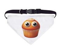 Azeeda Large 'Funny Cupcake' Dog/Cat/Pet Bandana (PD00070212)