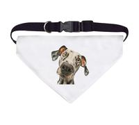 Azeeda Large 'Funny Dalmatian Dog Portrait' Dog/Cat/Pet Bandana (PD00080224)