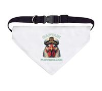 Azeeda Large 'Funny Rooster Wearing Navy Hat' Dog/Cat/Pet Bandana (PD00071610)