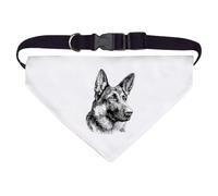 Azeeda Large 'German Shepherd Portrait' Dog/Cat/Pet Bandana (PD00074558)