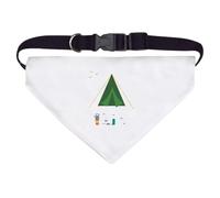 Azeeda Large 'Gone Off Camping' Dog/Cat/Pet Bandana (PD00082710)