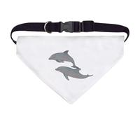 Azeeda Large 'Graceful Pair of Dolphins' Dog/Cat/Pet Bandana (PD00066934)