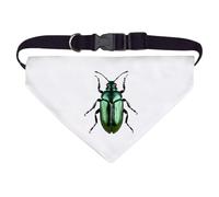 Azeeda Large 'Green Metallic Beetle' Dog/Cat/Pet Bandana (PD00077144)