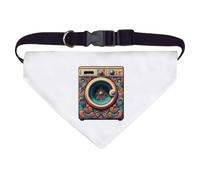 Azeeda Large 'Groovy Psychedelic Washing Machine' Dog/Cat/Pet Bandana (PD00069432)